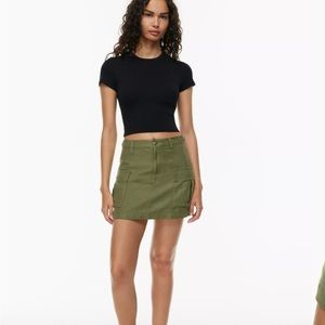 Aritzia TNA Supply Cargo Micro Skirt